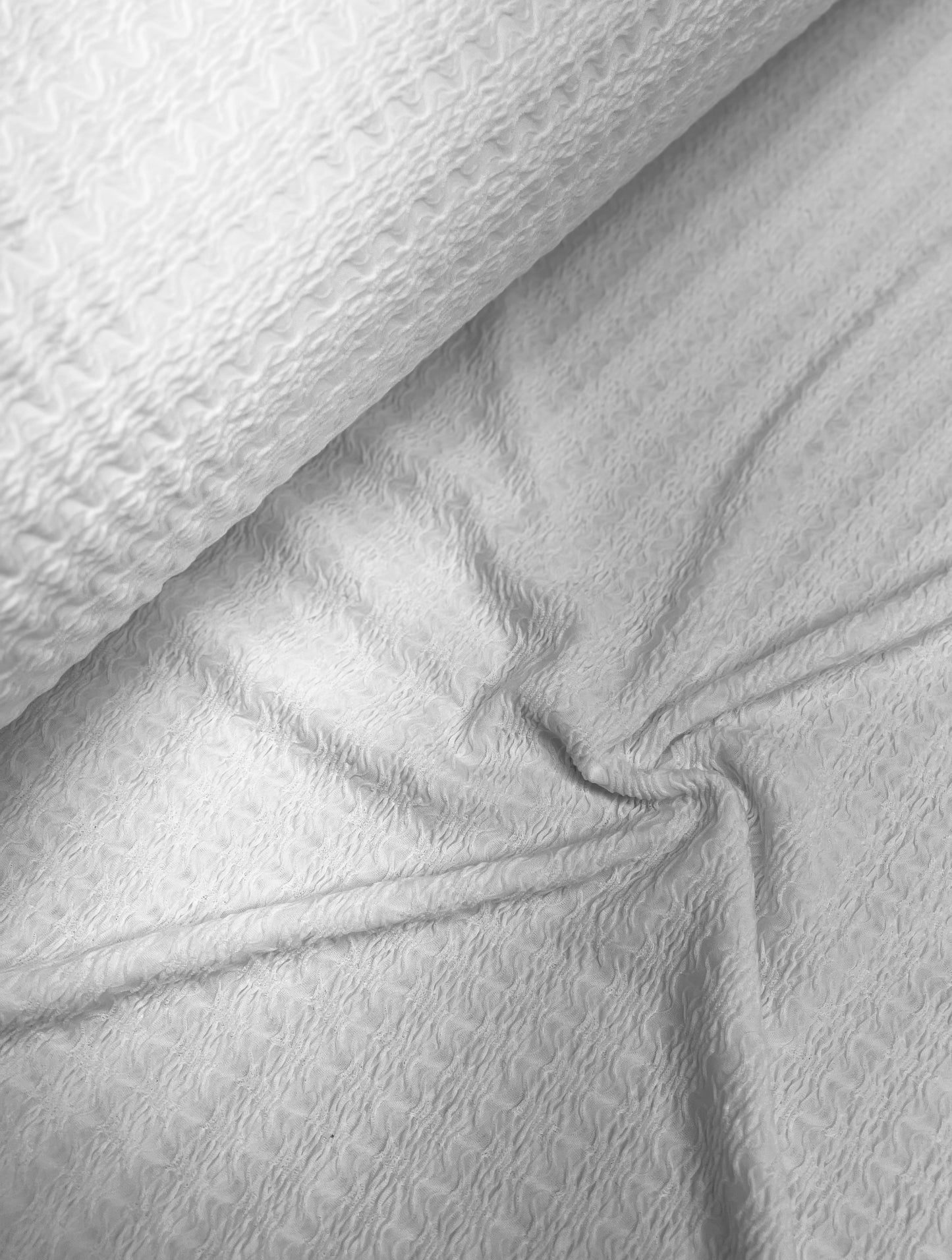 Ripple knit stripe “white”