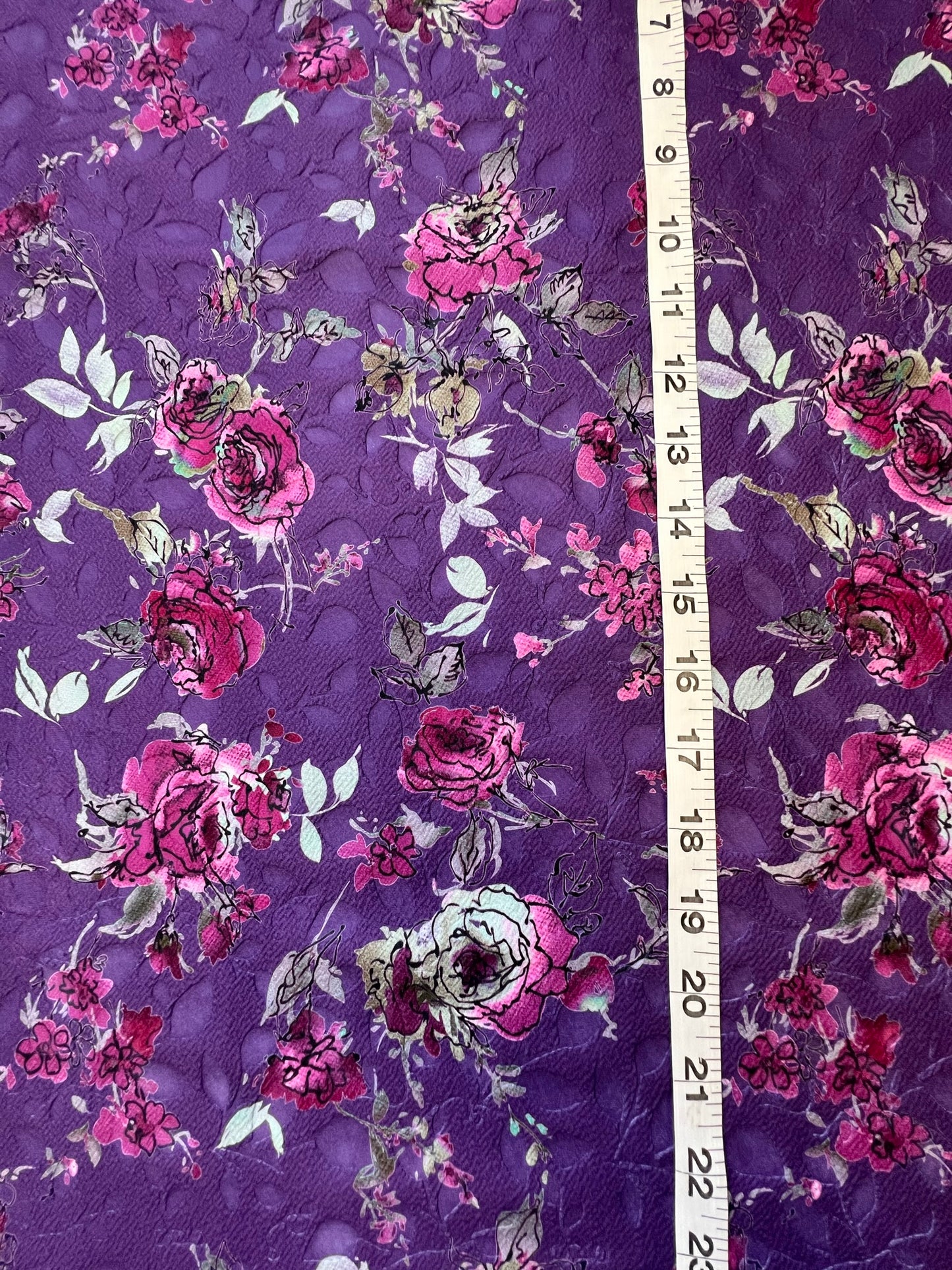 Purple/Pink Floral Liverpool *CLEARANCE*
