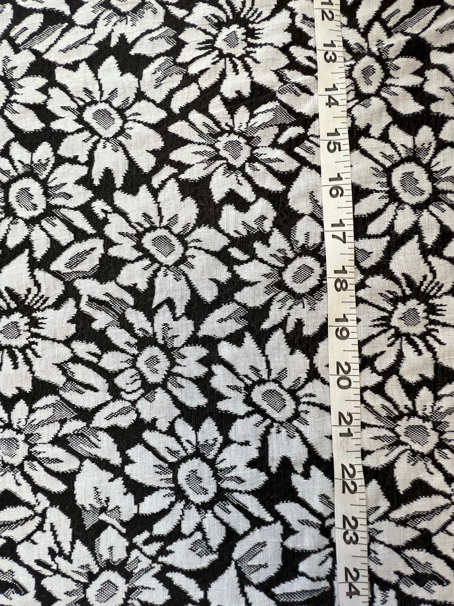 Floral French Terry Knit