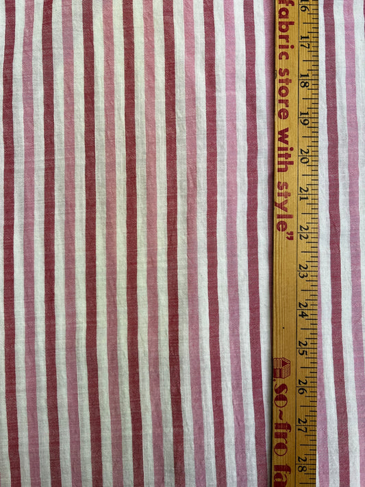 Striped Pink Poly/Cotton